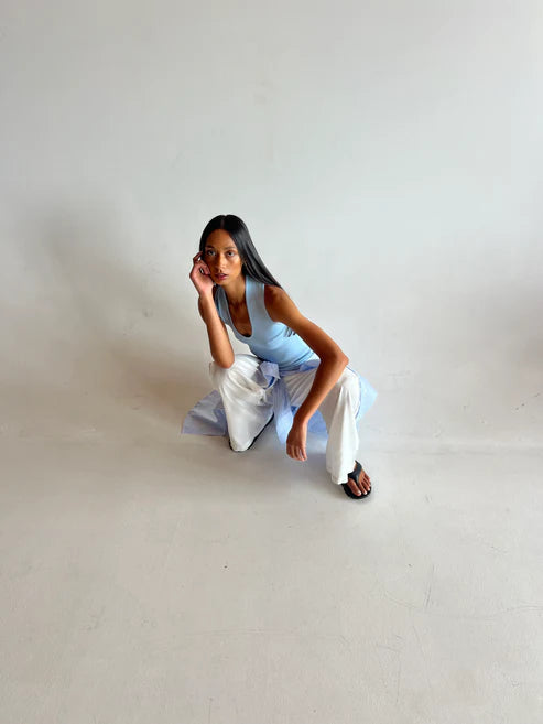 Mael Tropea Top Baby Blue