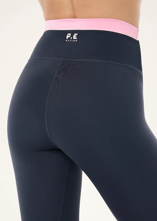 PE Nation Reflect F/L Legging Marine Blue