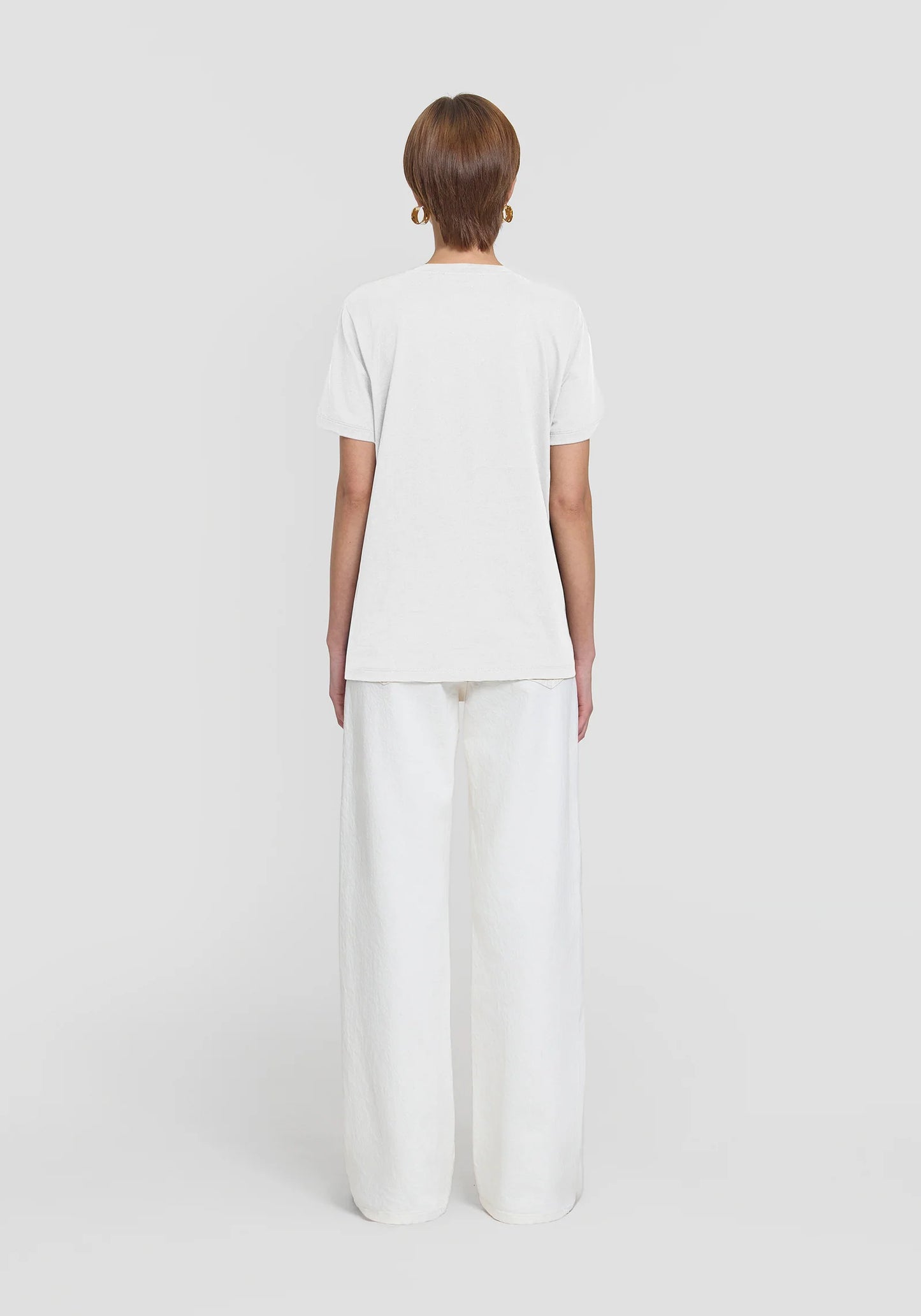 Viktoria & Woods Cut Out Tee Ivory