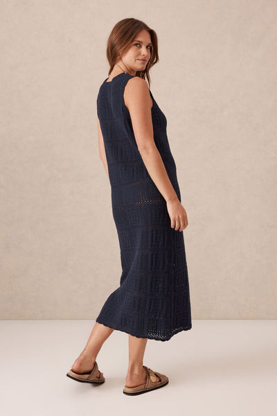 Ceres Life Tank Midi Dress Navy