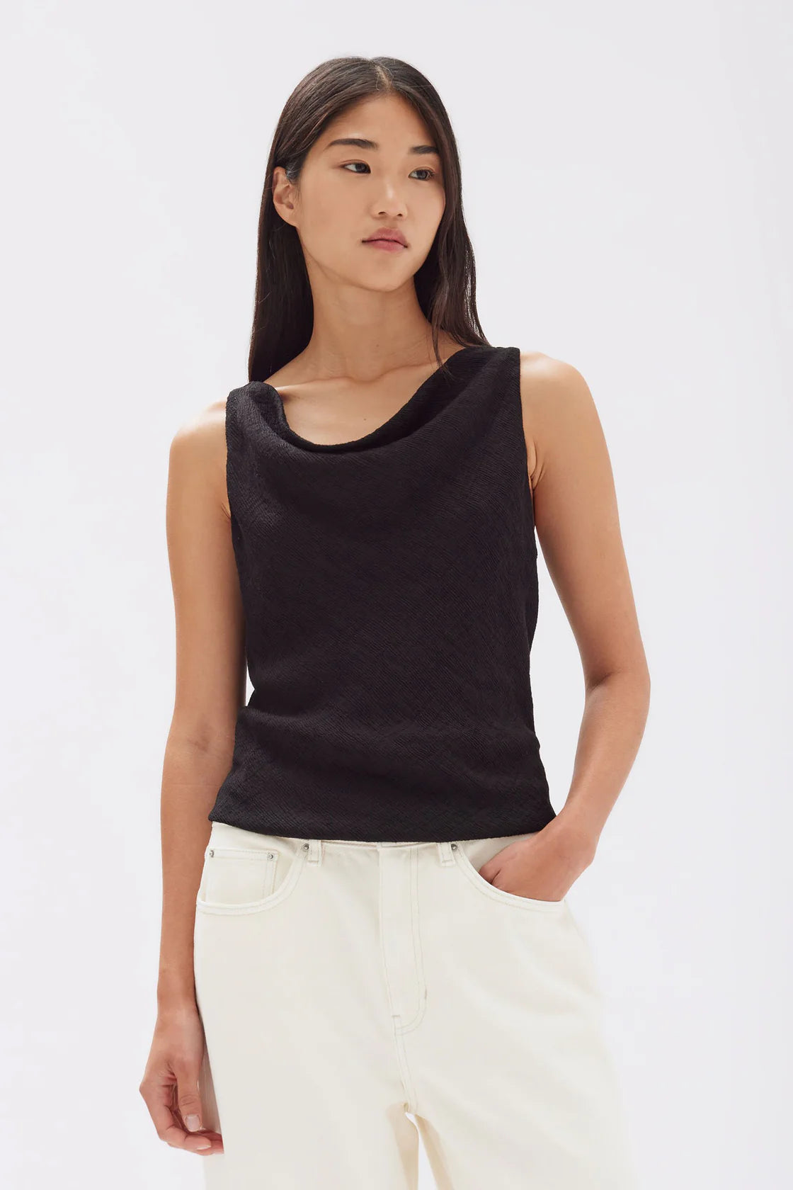 Assembly Label Reign Textured Top Black