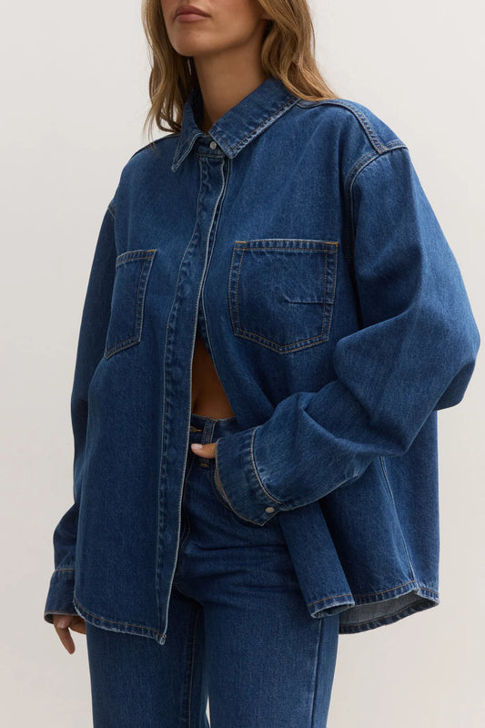 Bayse Harper Denim Schacket Denver Blue