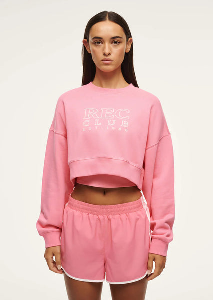 P E Nation Rally Sweat Pink Lemonade