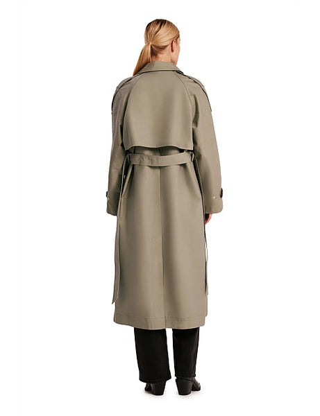 Nude Lucy Freida Trench Pewter