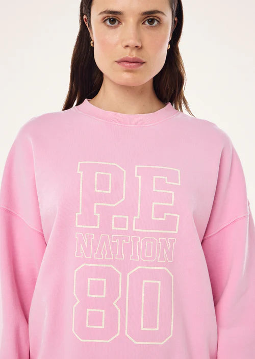 P E Nation Elysian Sweat Washed Prism Pink