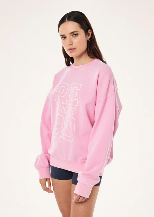 P E Nation Elysian Sweat Washed Prism Pink