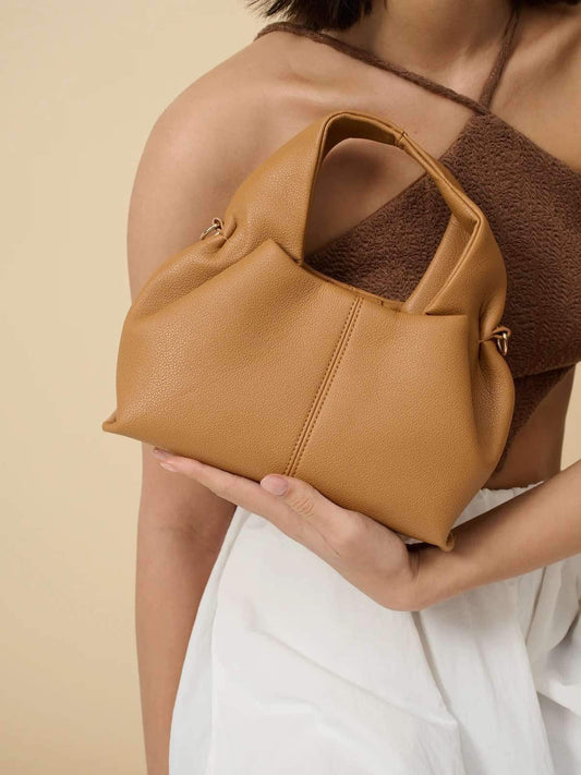 Luminie Hobo Handbag Tan