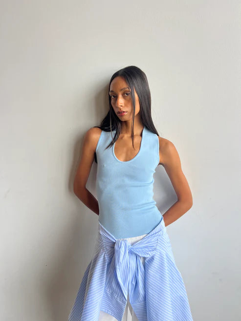 Mael Tropea Top Baby Blue