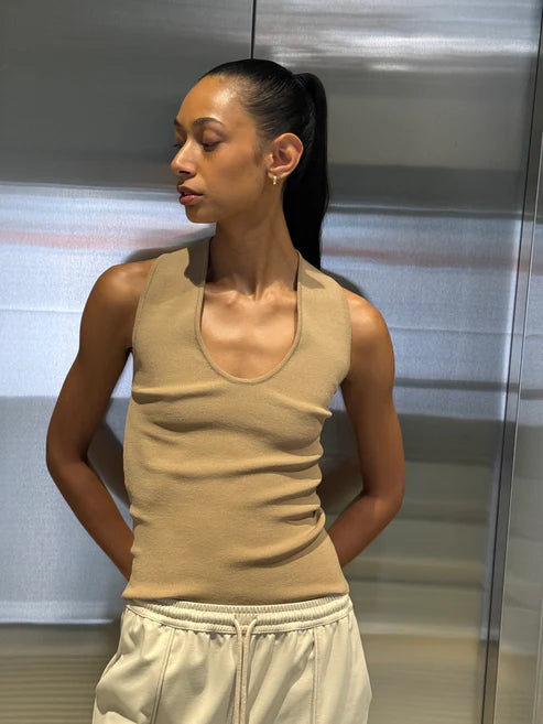 Mael Tropea Top Taupe