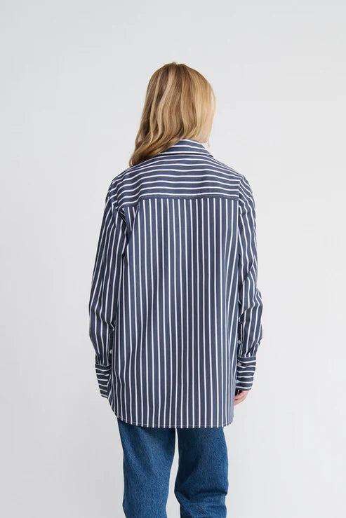 Mael Florence Shirt Navy White