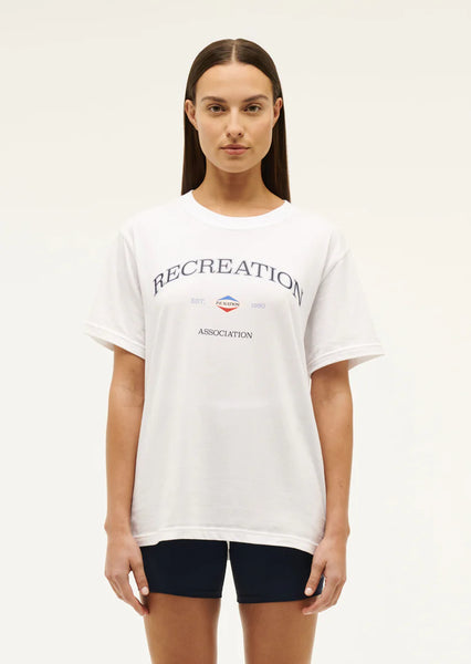 P E Nation Recreation Tee Optic White