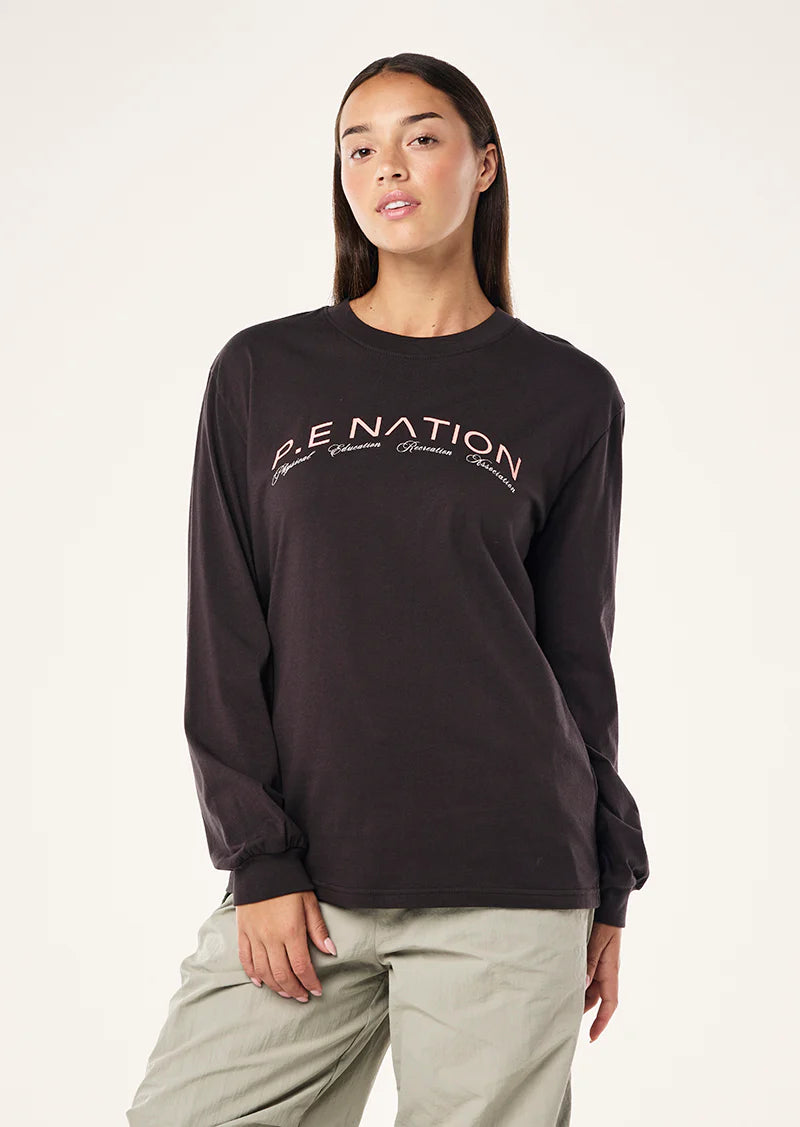 PE Nation Volume LS Tee Licorice