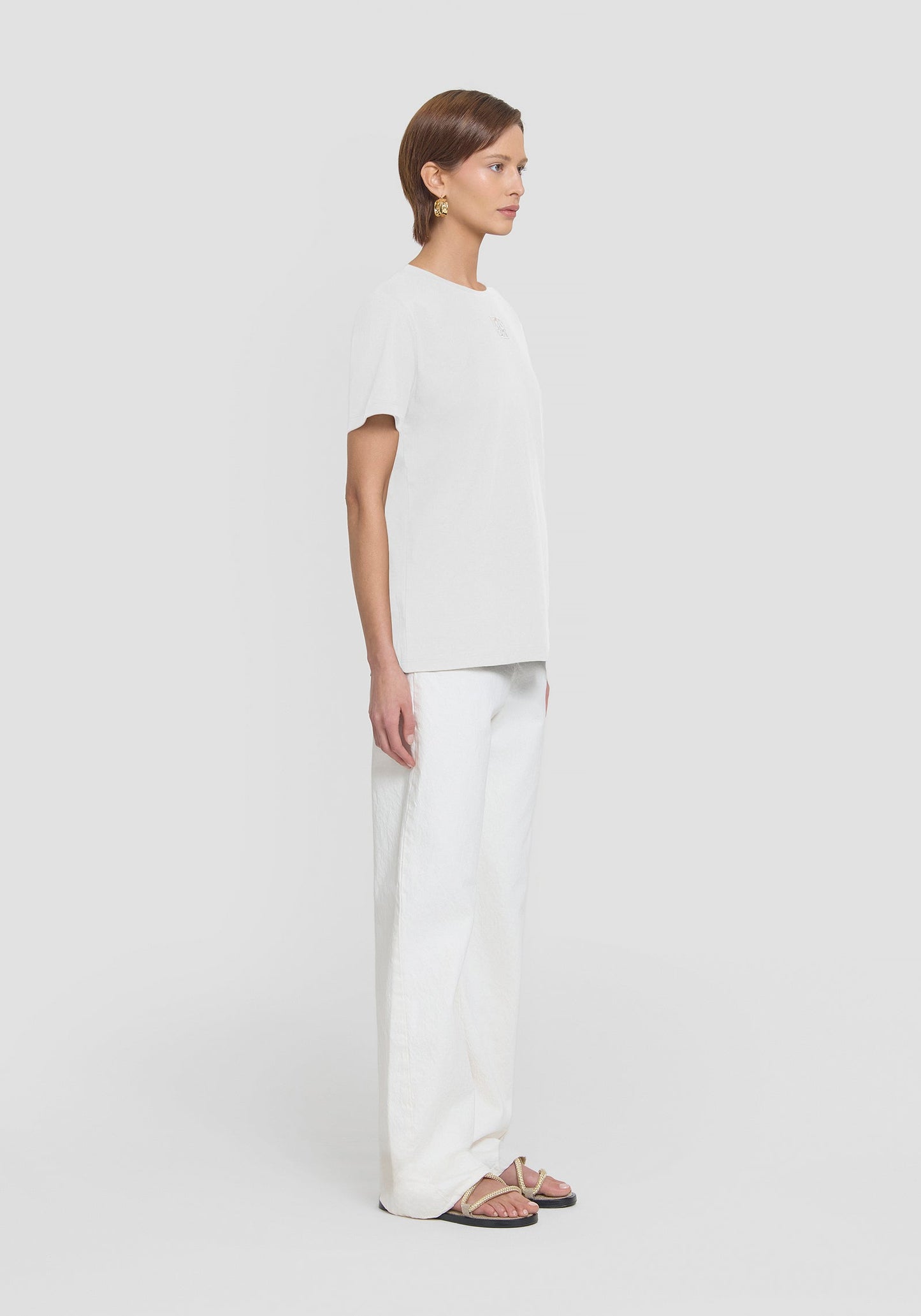 Viktoria & Woods Cut Out Tee Ivory