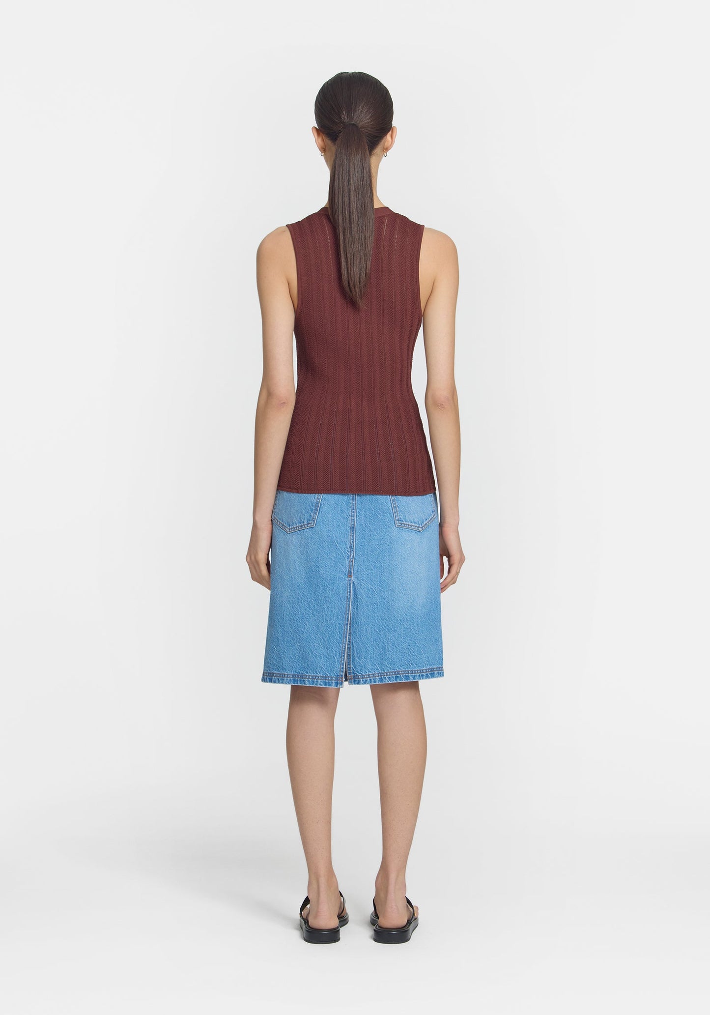 Viktoria & Woods Plaza Vest Garnet